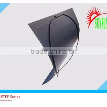 SUNSUN ETFE Semi flexible solar panel 50W with cell 22% high efficiency