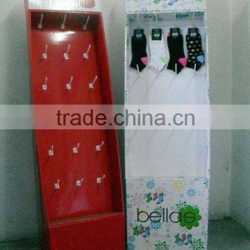 cardboard custom merchandising display stand for retail