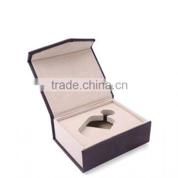 Wholesale Custom High-grade PU Leather Pocket Watch Box, Brown Beautiful Gift Box photo-2