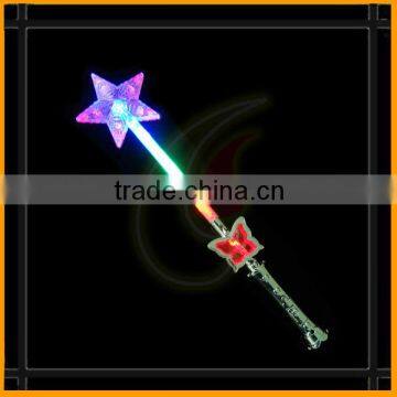 Butterfly flashing star wand