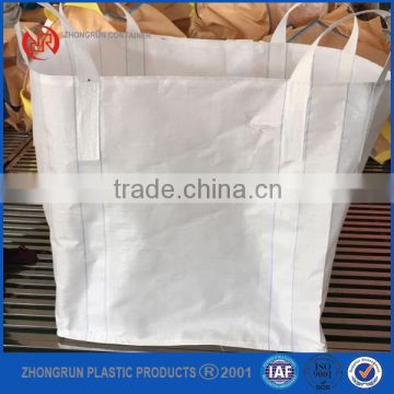 pp super big bag 2000kg/pp jumbo bag 2000 ibs with baffle,ZHONGRUN FIBC bag