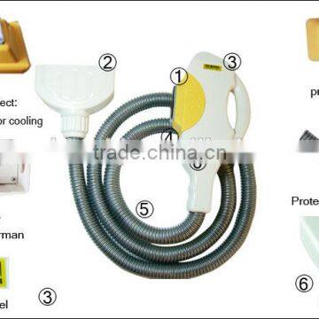 2015 Newest Vertical 2 in 1 Hair Removal Diode Laser Handpiece (CE)