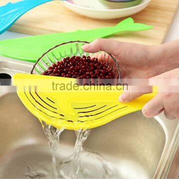 Whale Cleaning Rice Beans Washing Sieve Device Strainer Debris Filter