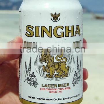 Singha Thai Lager Beer 330ml.