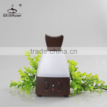 wooden aroma diffuser,aromatic oil lamp GX-04K dark wood