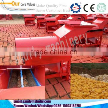 Corn husk peeling machine