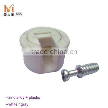 Furniture Plastic Screw Shelf Bracket Support With Pin photo-2