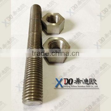 S32760 F55 stainless steel fastener stud bolt & hex nut Zeron100 en1.4501