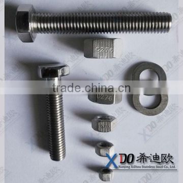 904L/N08904 stainless steel fasteners thread bolt&nut and washer en1.4539/F55