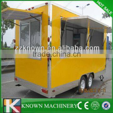 Inner size can be customized fast food van for sale,mobile food vending van for sale