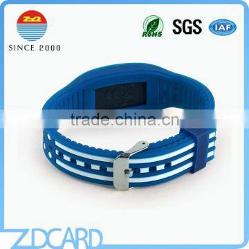 Adjustable Waterproof Silicone RFID Wristband