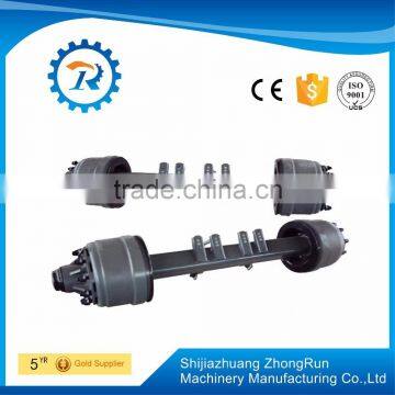 China top sale self steering low loader axles