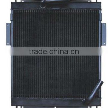 heavy equipment excavation oil cooler radiator