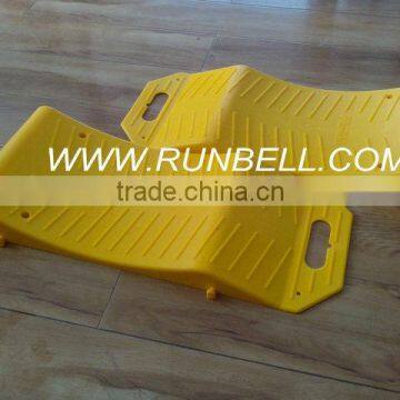 Plastic Wheel Saver for Preventing Flat Spots on Tyres for Caravans, Trailers