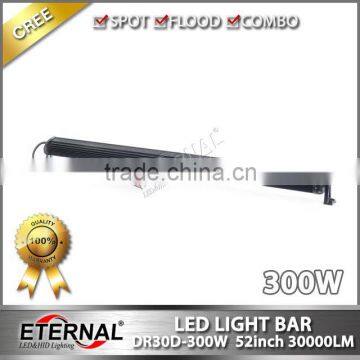52in 300W Spot Flood Combo High Brightness Offroad ATV UTV SUV CUV 4WD Truck Trailer Led Light Bar photo-3