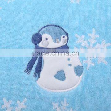 Cotton Embroidery Santa Bath Towel Set photo-2