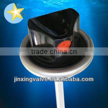 Tinplate can paint aerosol valve