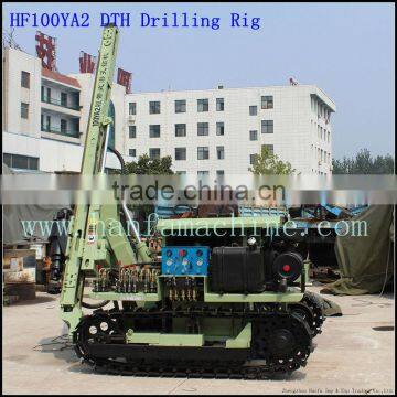 DTH drilling for blasting holes! HF100YA2 crawler type rock drill machine