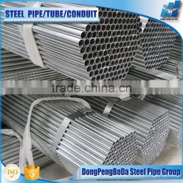 Q195 1/2'' round galvanized steel conduit pipe