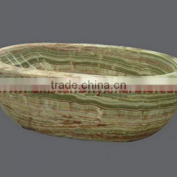 Manufacture and exporter Dark Green Onyx bathtub, Medium Green Onyx bathtub, Light Green Onyx bathtub, MultiGreen Onyx bathtub