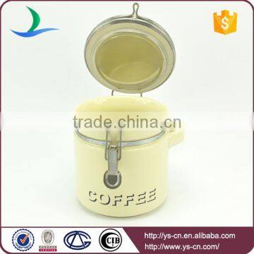 Modern Ceramic Coffee Canister Jars for Kitchen photo-3
