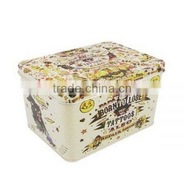 rectangular hot sale tin gift box