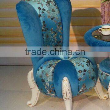 BISINI Classic Solid Wood With Fabric Chair, Elegant Designed Living Room Set, Leisure Table and Chairs Set (BF01-X1199) photo-6