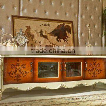 European Fashionable TV Stand, Beautiful Design Wooden TV Cabinet, Palace Living Room TV Stand (BF01-ML049) photo-2