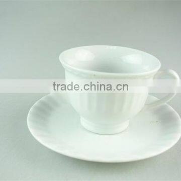 White Stock Lot for Sale Ceramic Tea / Coffee Cup & Saucer With Color Box 12 Pieces Set photo-3