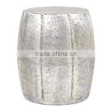 Embossed Bronze Drum Table photo-2