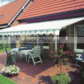 Outdoor furniture waterproof retractable awning