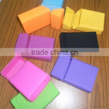 Foldable cases and lids square shape silicone cigarette lids