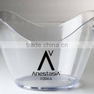 Clear Acrylic Ice champagne Bucket with top quality