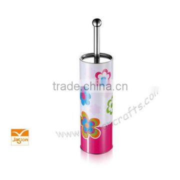 Unique Colored Metal Toilet Brush With Holder /painting Metal Toilet Brush photo-2