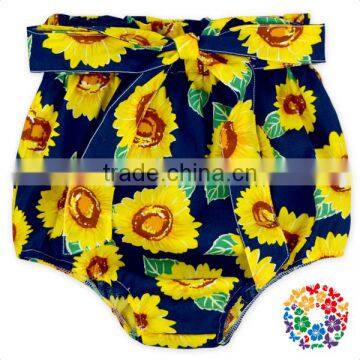 Sweet Baby Grils Summer Floral Bowknot High Waist Bloomer photo-3
