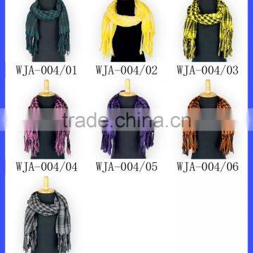 Chinese Manufacturer Vintage Custom Scarf Plaid Blanket Lady Scarf photo-6