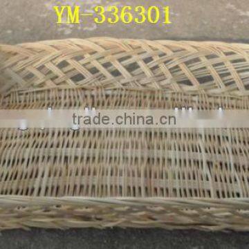 Large Rectangular Wicker Bread Basket