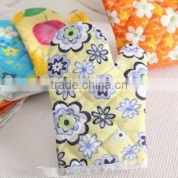 Heat Resistant Cotton Oven Mitt Kitchen Microwave Oven Gloves Wholesale photo-2