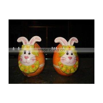 Ceramic easter gifts rabbit jar