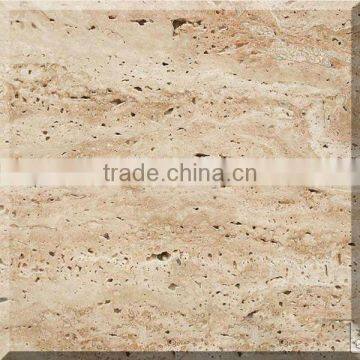 Natural yellow travertine