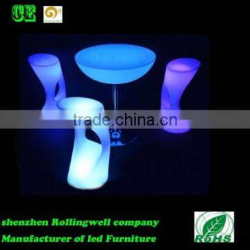 Classic LED bar stool parts with remote control&color changing for event/party/cocktail