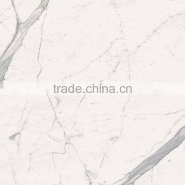 Inexpensive High Gloss Natural Stone White China Marble Tile photo-2