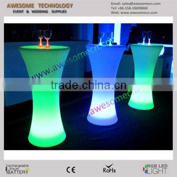Customized Led Exhibition Furniture Lighted High Standing Round Table TP110B photo-2