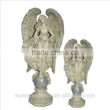 Wholesale custom polyresin angel figurines decorative for sale