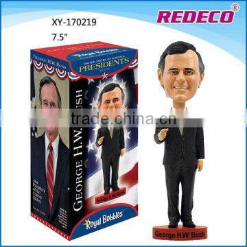 Resin handmade politician bobble head