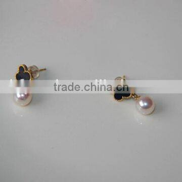 7.5-8 mm Akoya Pearl Earring photo-5