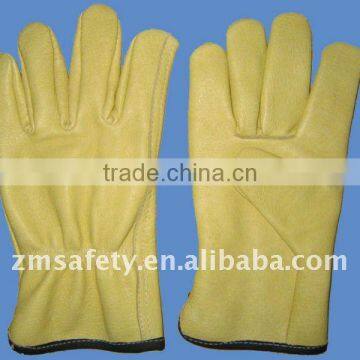 cow grain leather truck driver gloves ZM42-H