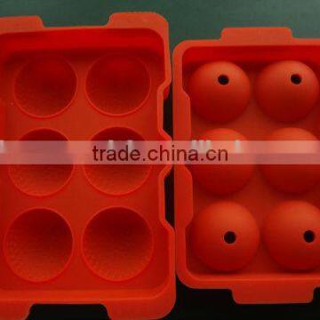 6 x 2" Silicone Ball Shape Silicone Ice Tray photo-5