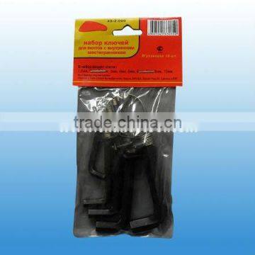 10pcs ring hex allen keys HK041