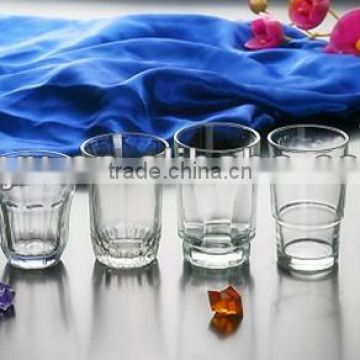 Clear Machine Pressed High Ball Glass Cup